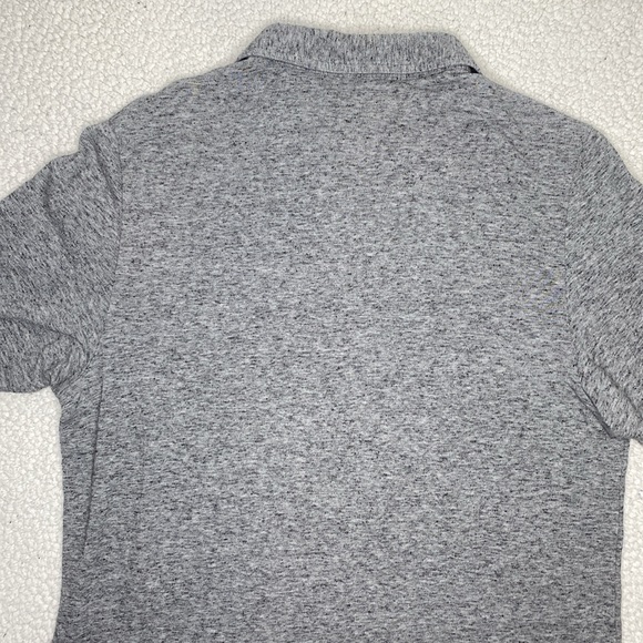 Travis Mathew Heather Grey Golf Polo: Size Medium - Picture 4 of 11